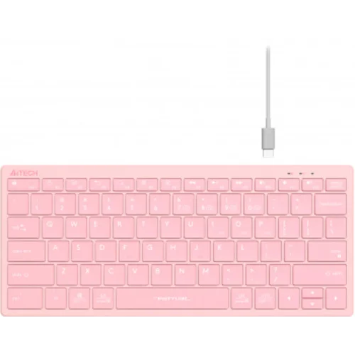 Клавиатура A4Tech Fstyler FBX51C розовый USB беспроводная BT/Radio slim Multimedia (FBX51C PINK)